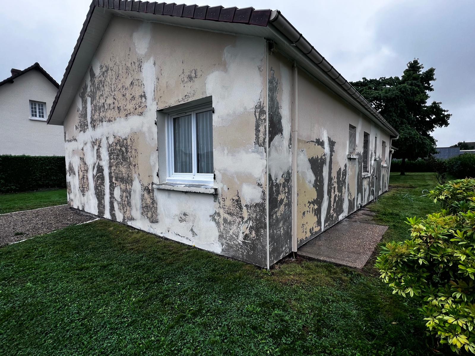 Avant Ravalement de façade par rénov secula